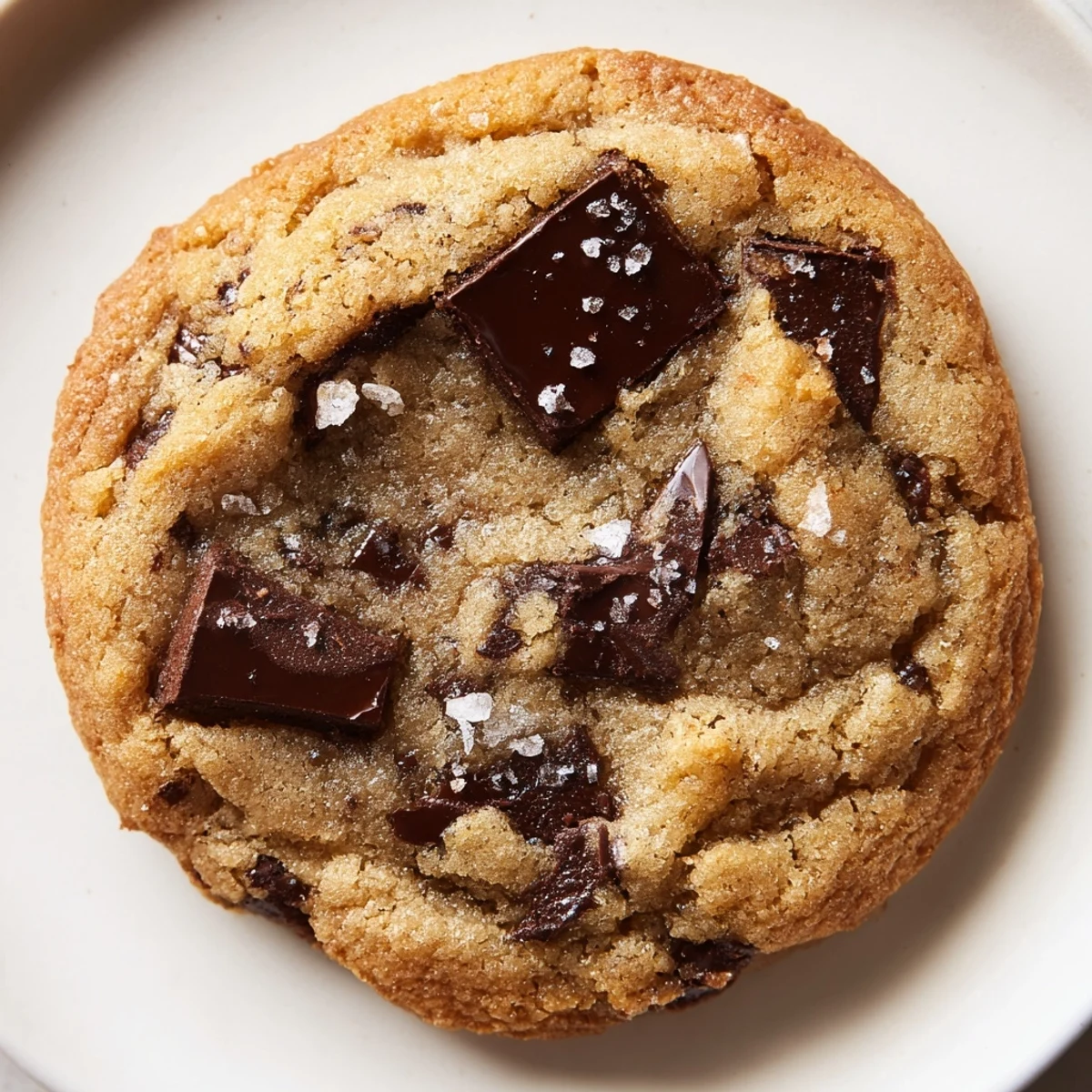 A stack of warm Chocolate Chunk Cookies reveals generous semisweet chunks, perfect for enjoying with a cold glass of milk.