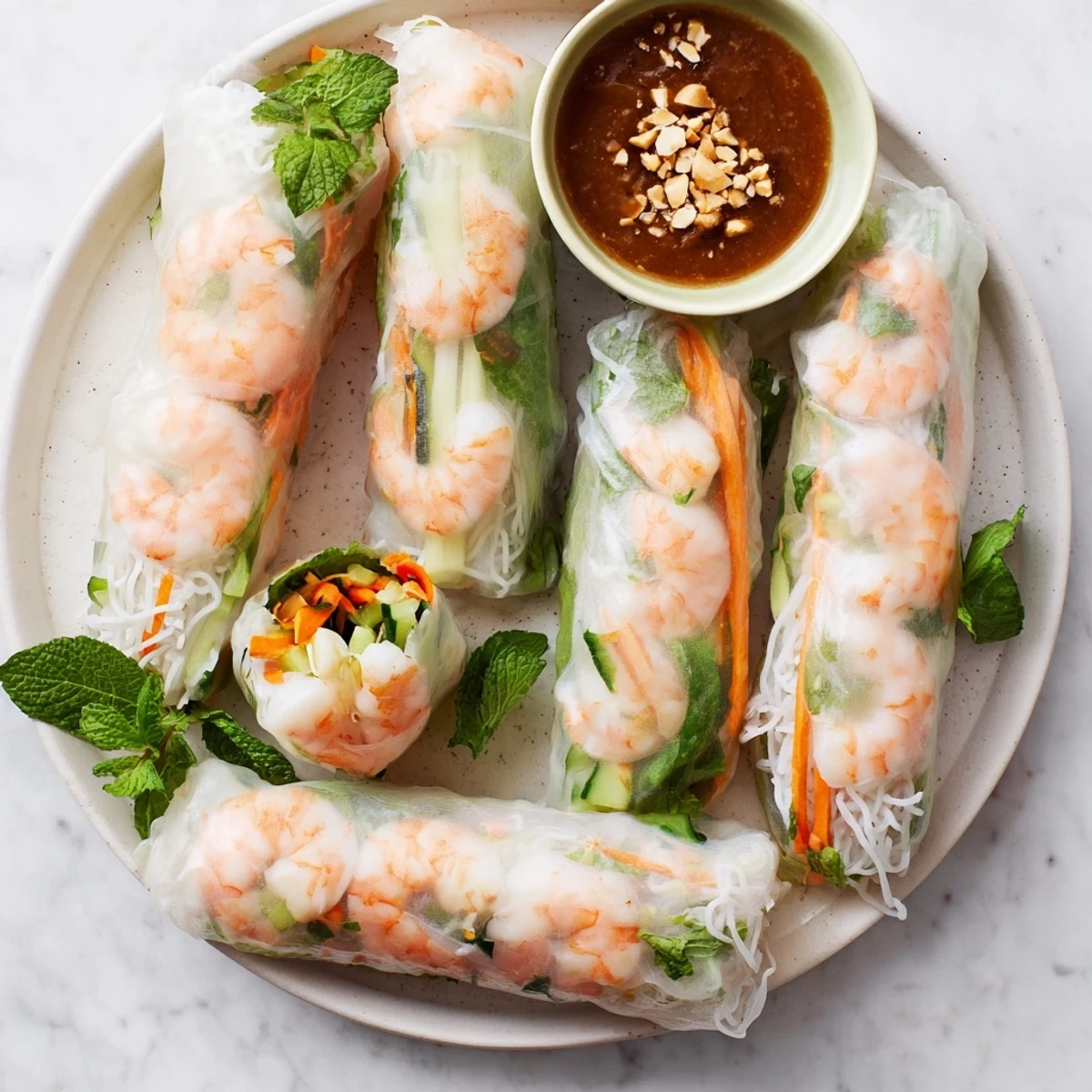 Fresh Vietnamese Spring Rolls