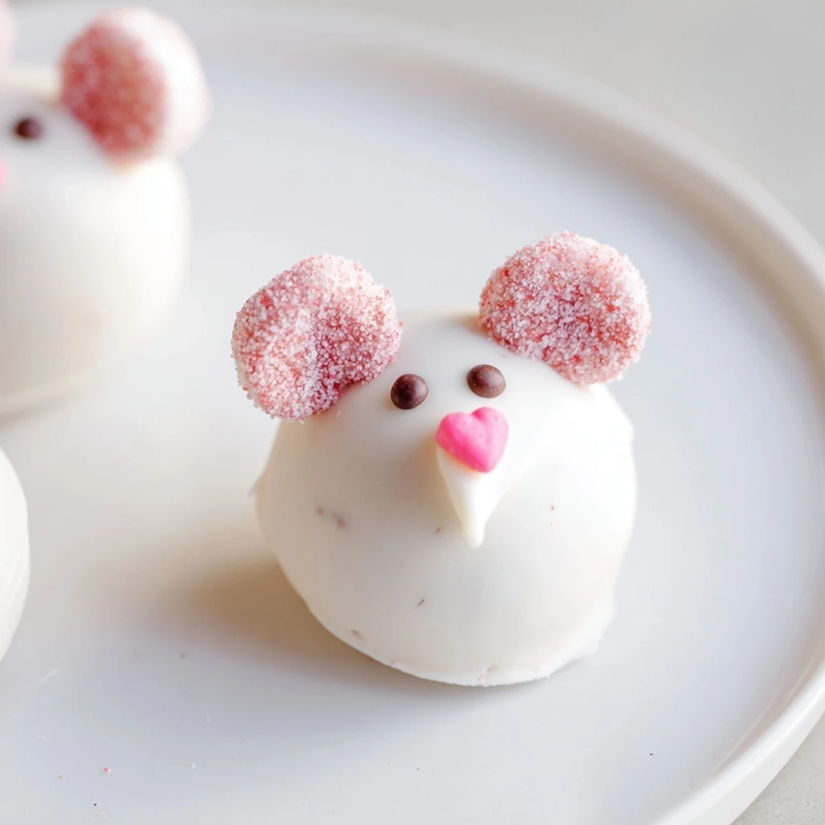 No-bake Bunny Oreo balls featuring crushed chocolate cookies, cream cheese filling, and festive spring bunny decorations.