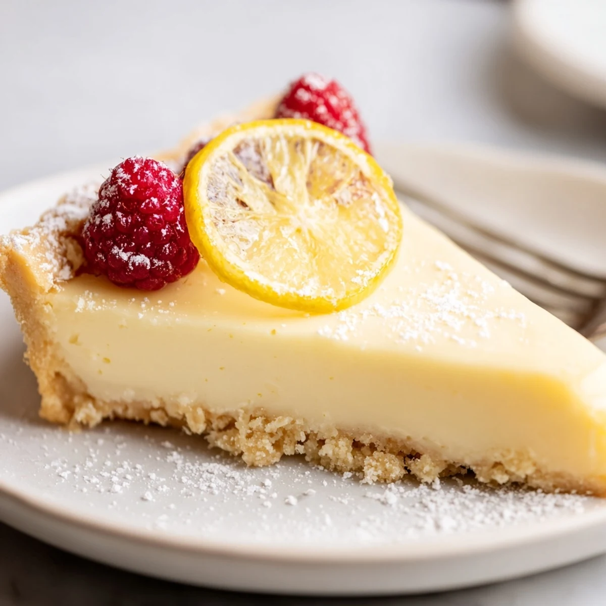 Homestyle Creamy Lemon Tart Recipe cooling in pan, silky center, zesty finish