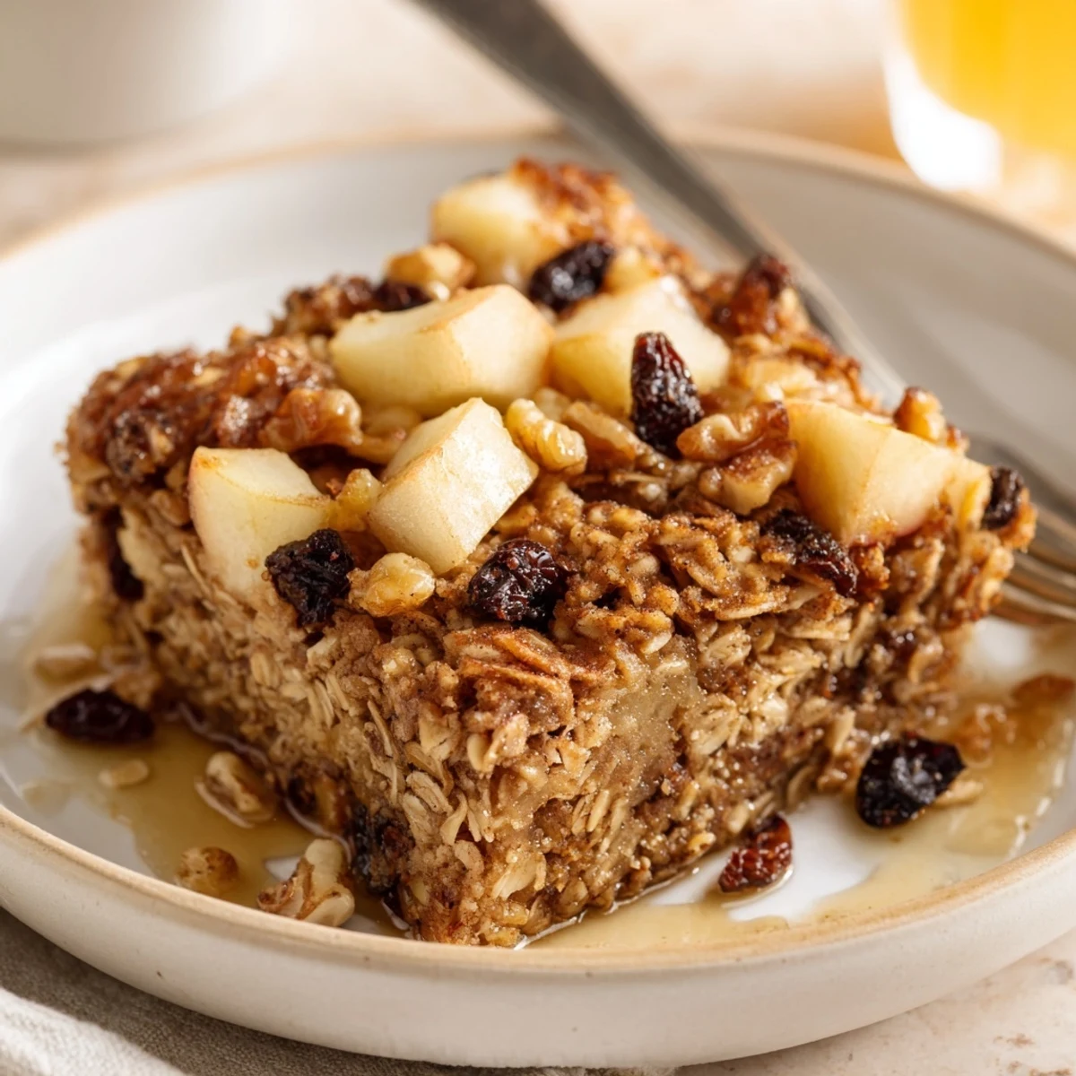 Delicious Apple Cinnamon Oatmeal Bake Recipe For Mornings, aroma of warm apples and spices