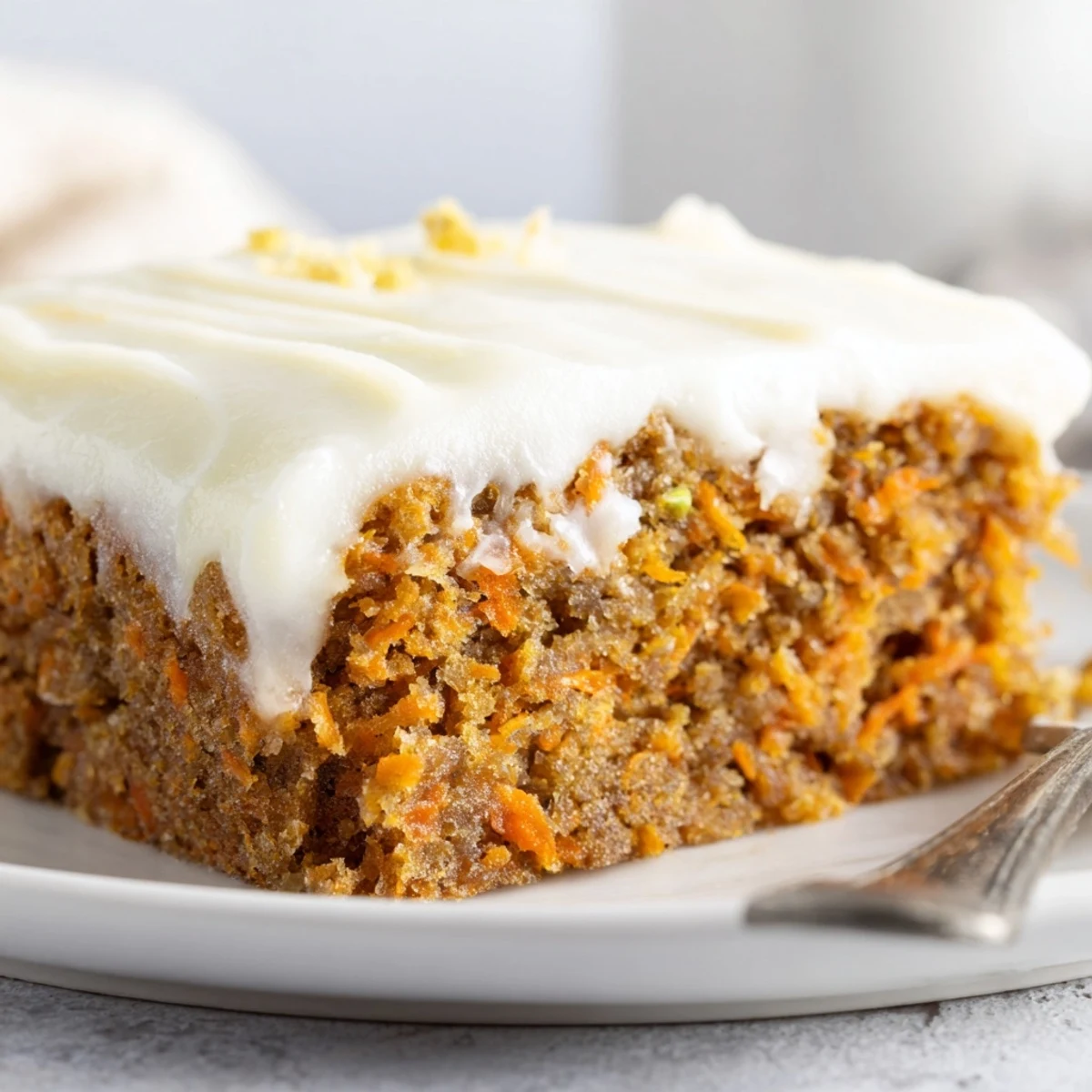 Moist Spiced Ginger Carrot And Zucchini Bars With Lemon Cream Cheese Frosting