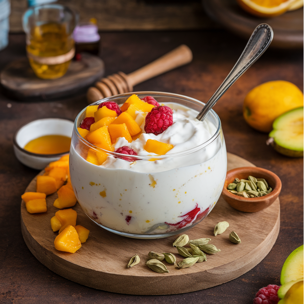 Makhana fruit shrikhand