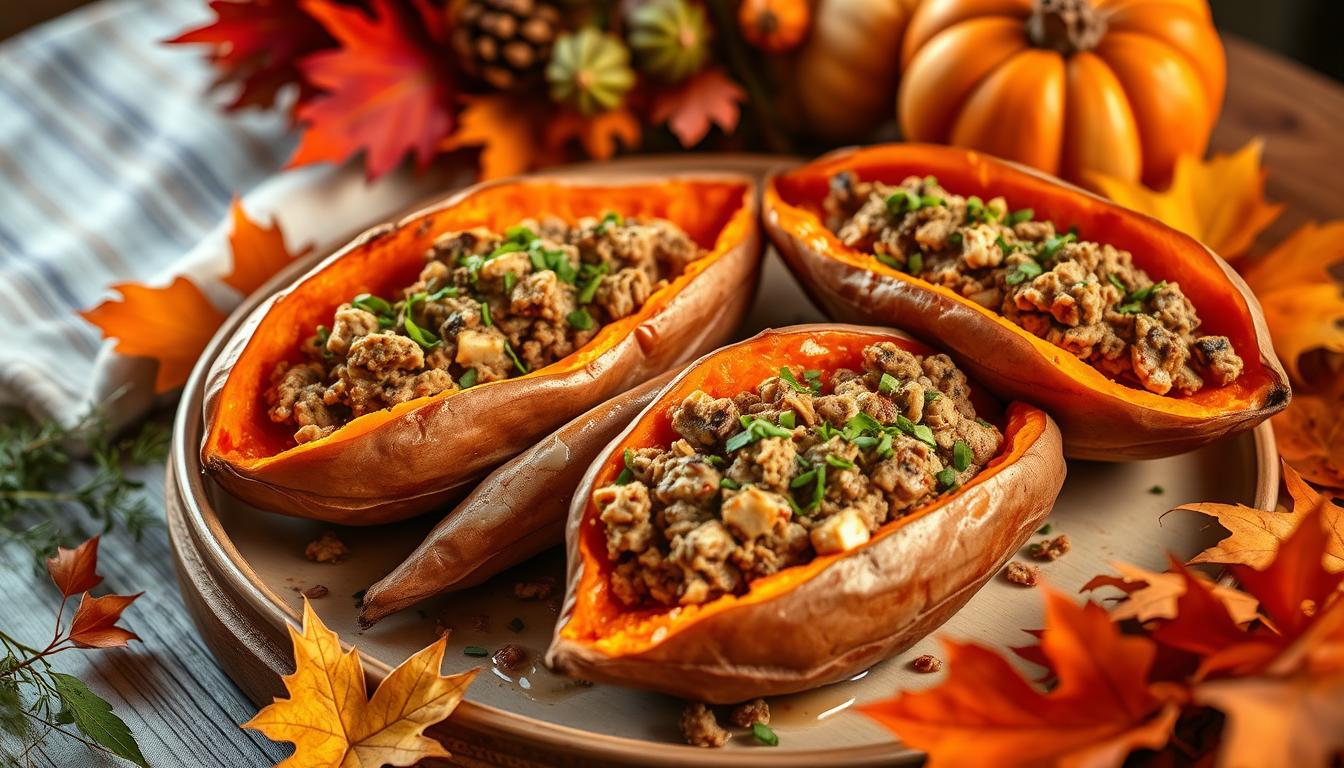 Turkey Stuffed Sweet Potatoes: A Cozy Fall Dinner