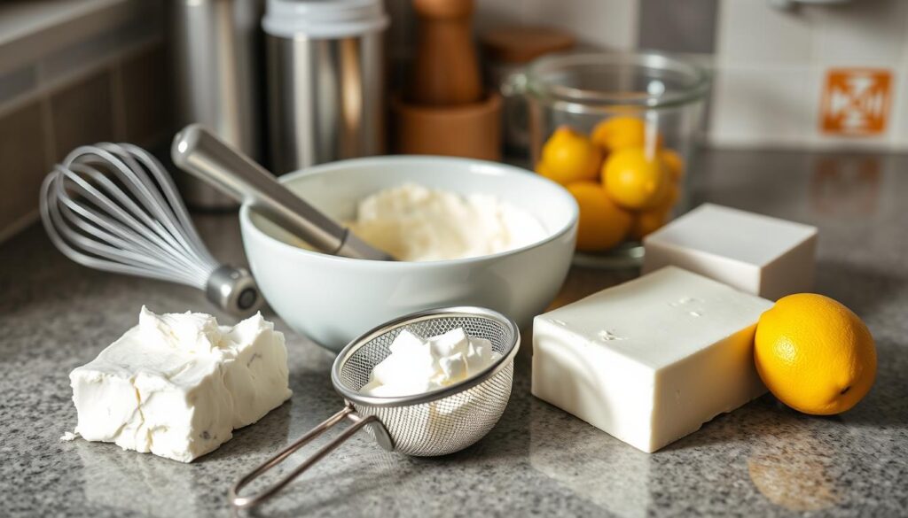 Homemade Cream Cheese Tools