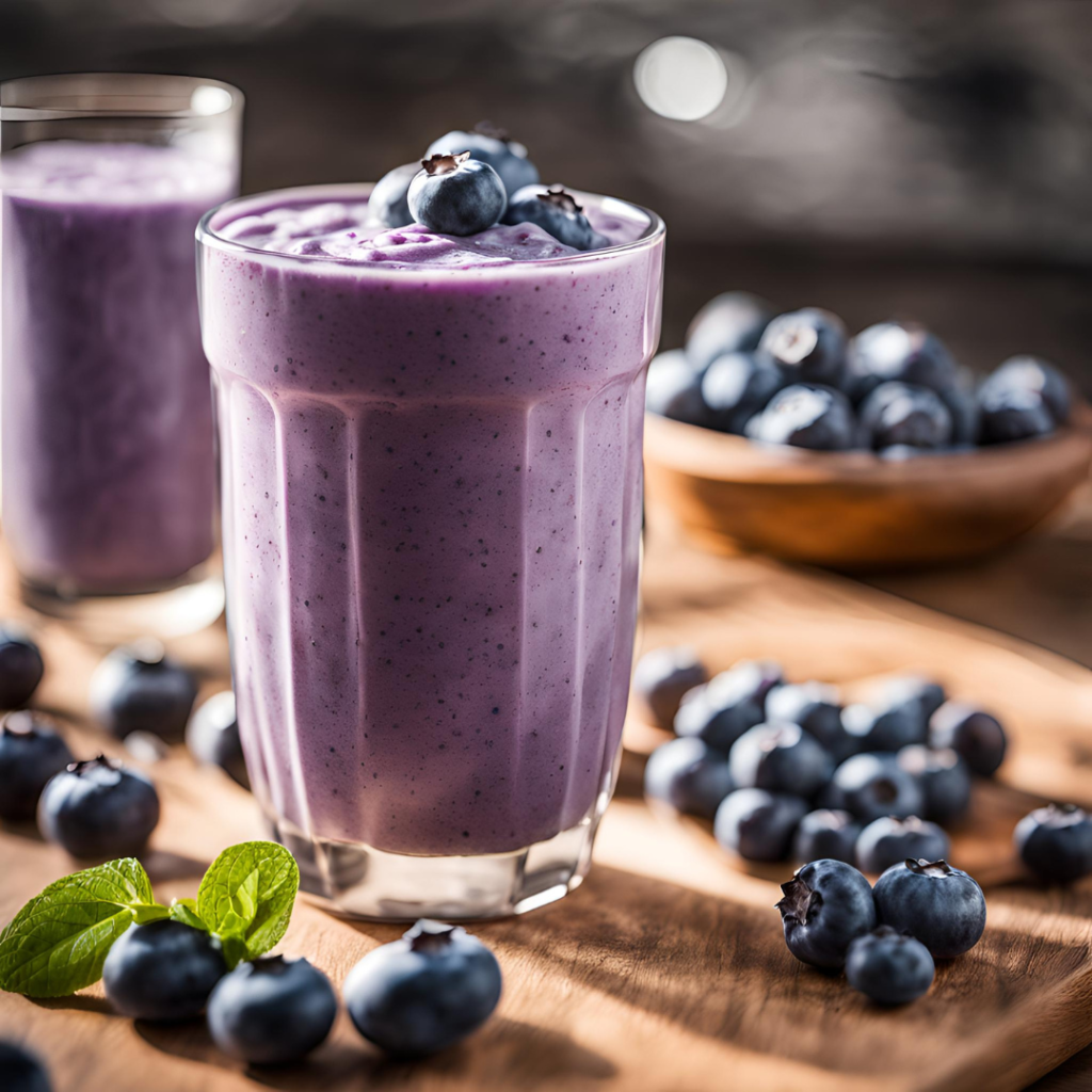 blueberry protein shake