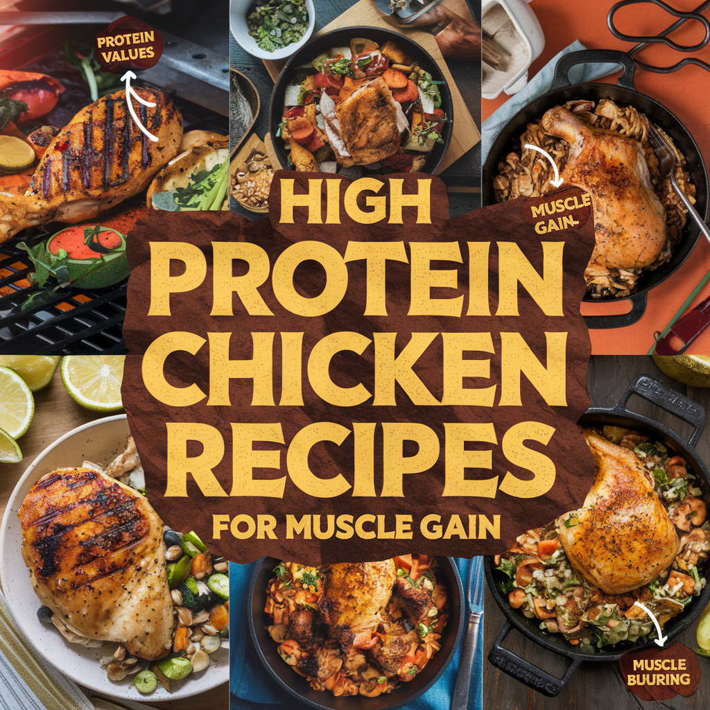 high protein chicken recipes for muscle gain