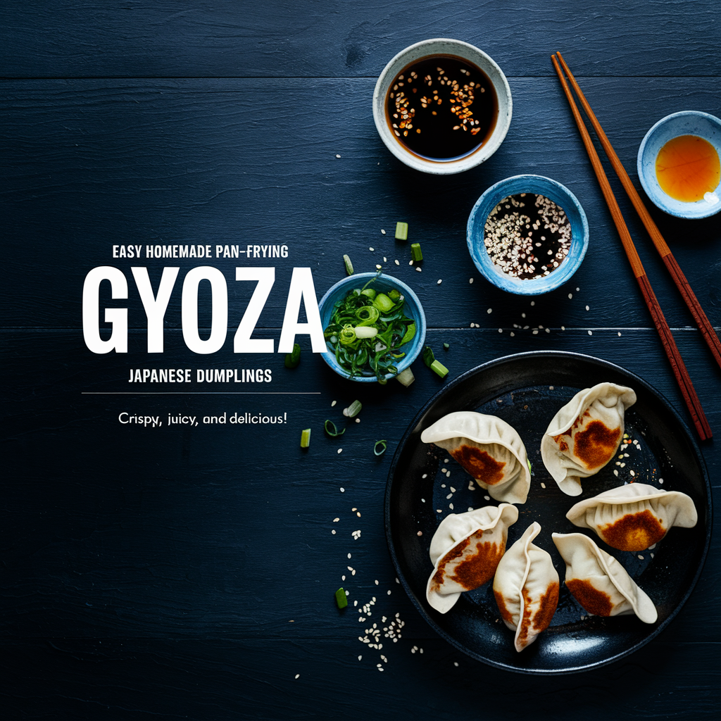 homemade pan-frying gyoza