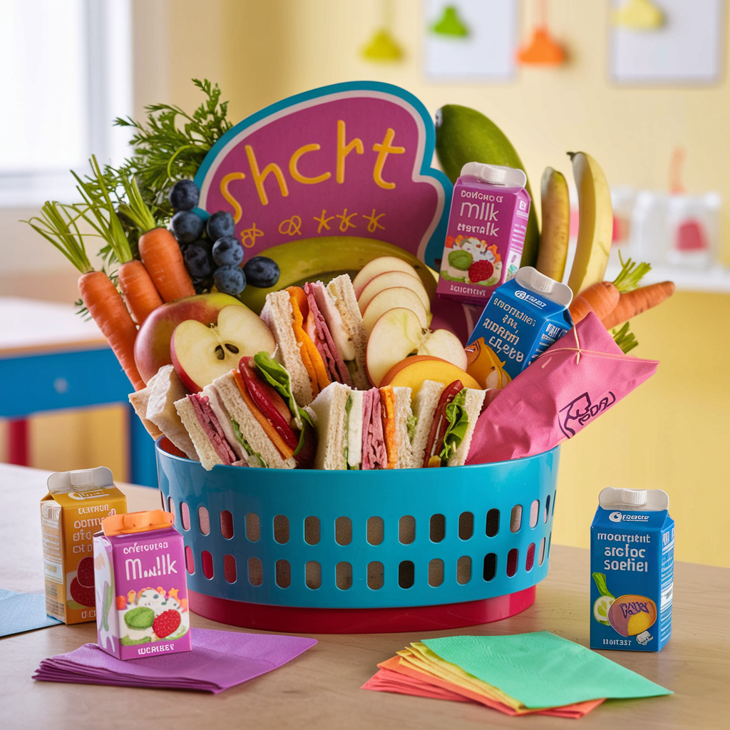 kids food basket