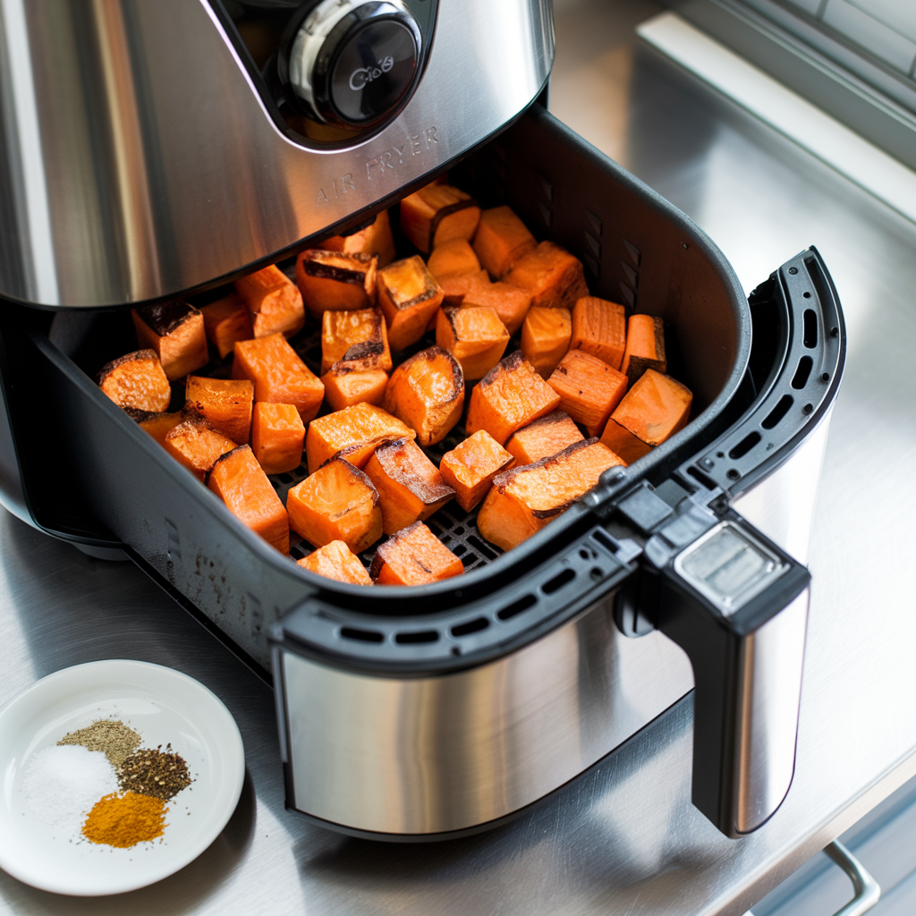 how long to cook sweet potatoes in air fryer