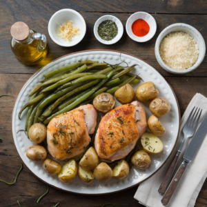 chicken green beans and potatoes