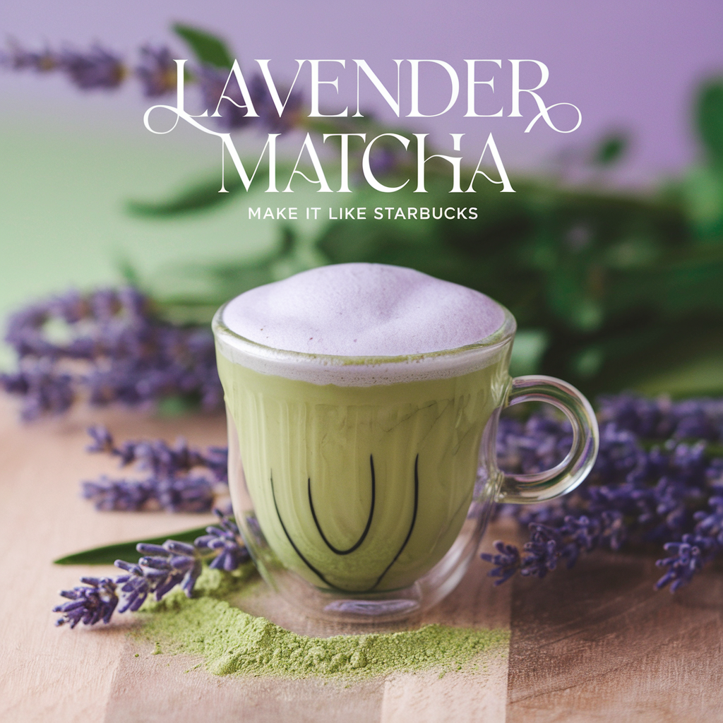 Make Lavender Matcha Like Starbucks at Home