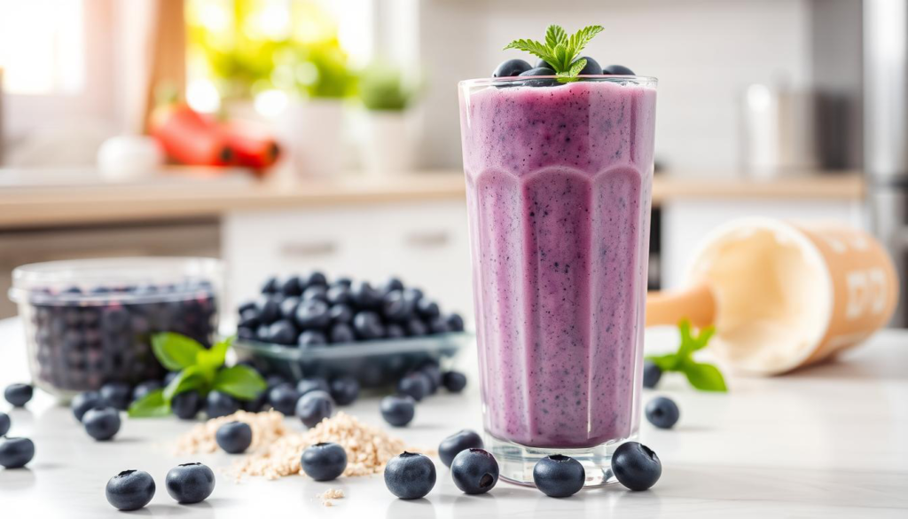 blueberry protein shake