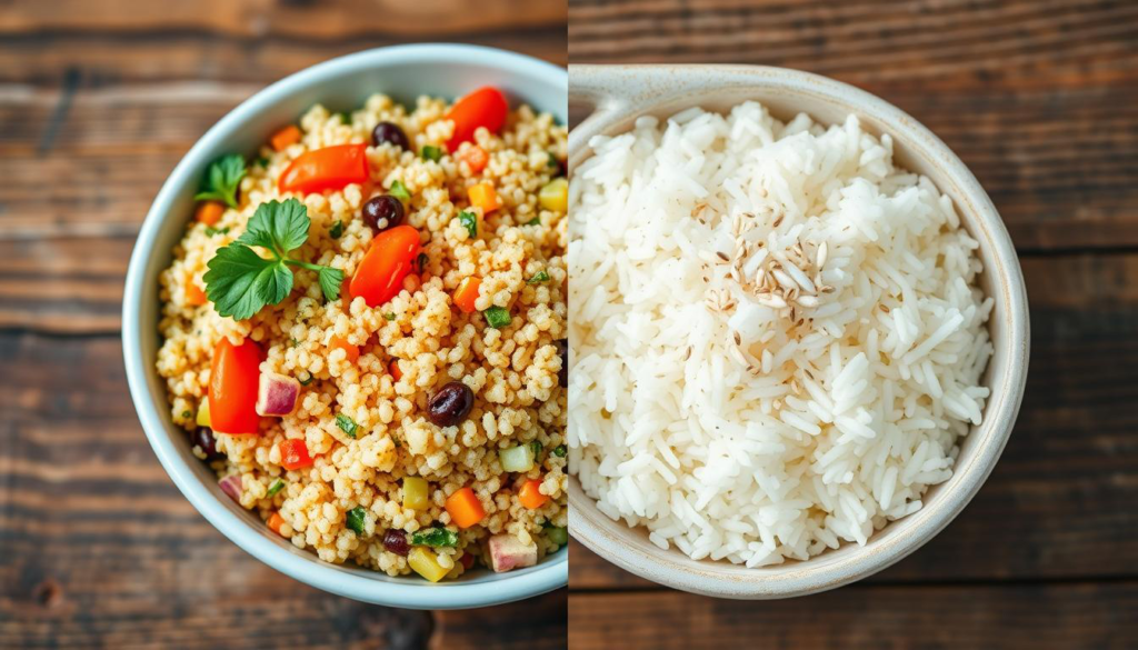 quinoa vs white rice