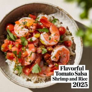 tomato salsa shrimp and rice